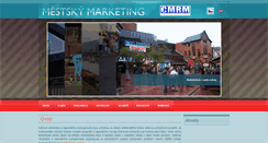 Desktop Screenshot of mestskymarketing.cz